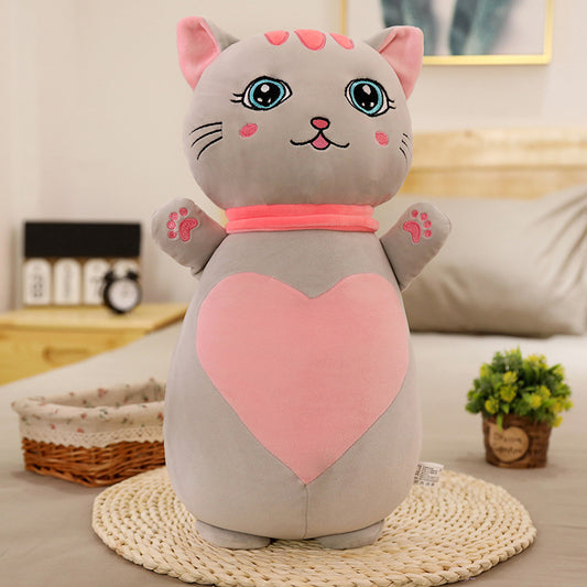 Cat long pillow doll plush toys